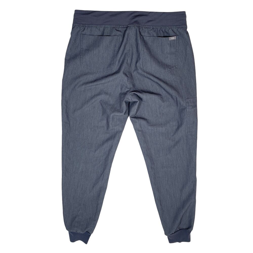 🚩SOLD 🚩 FIGS Zamora Jogger Scrub Pants Medium Gray High Waist - Picture 2 of 10